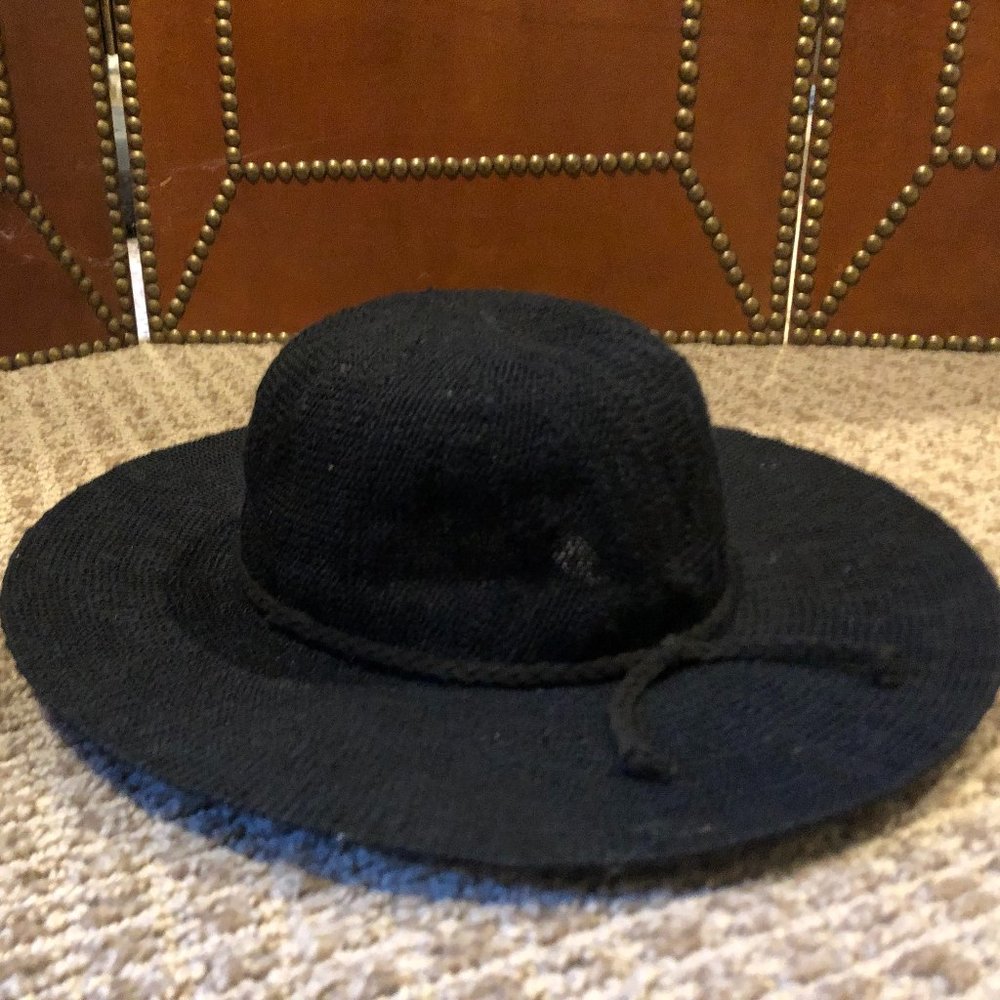 Black Mesh sun hat